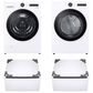 LG Front Load Washer and Gas Dryer with Pedestal in White, , large