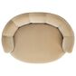 Jennifer Taylor Home Clara 34.5" Scalloped Pet Sofa Bed in Fawn Brown, , large