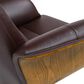 Jennifer Taylor Home Jovan Manual Recliner Lounge Chair in Cacao Espresso Brown, , large