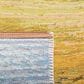 Safavieh Barbados Tropical Wave 3"3" x 5 Blue and Gold Indoor/Outdoor Area Rug, , large