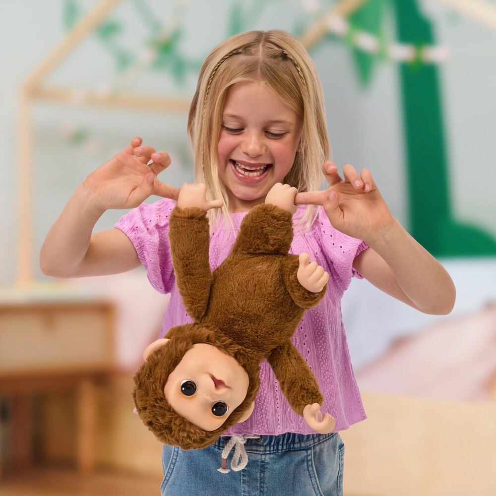 Bluey My Baby Monkey Mango Plush in Brown, , large
