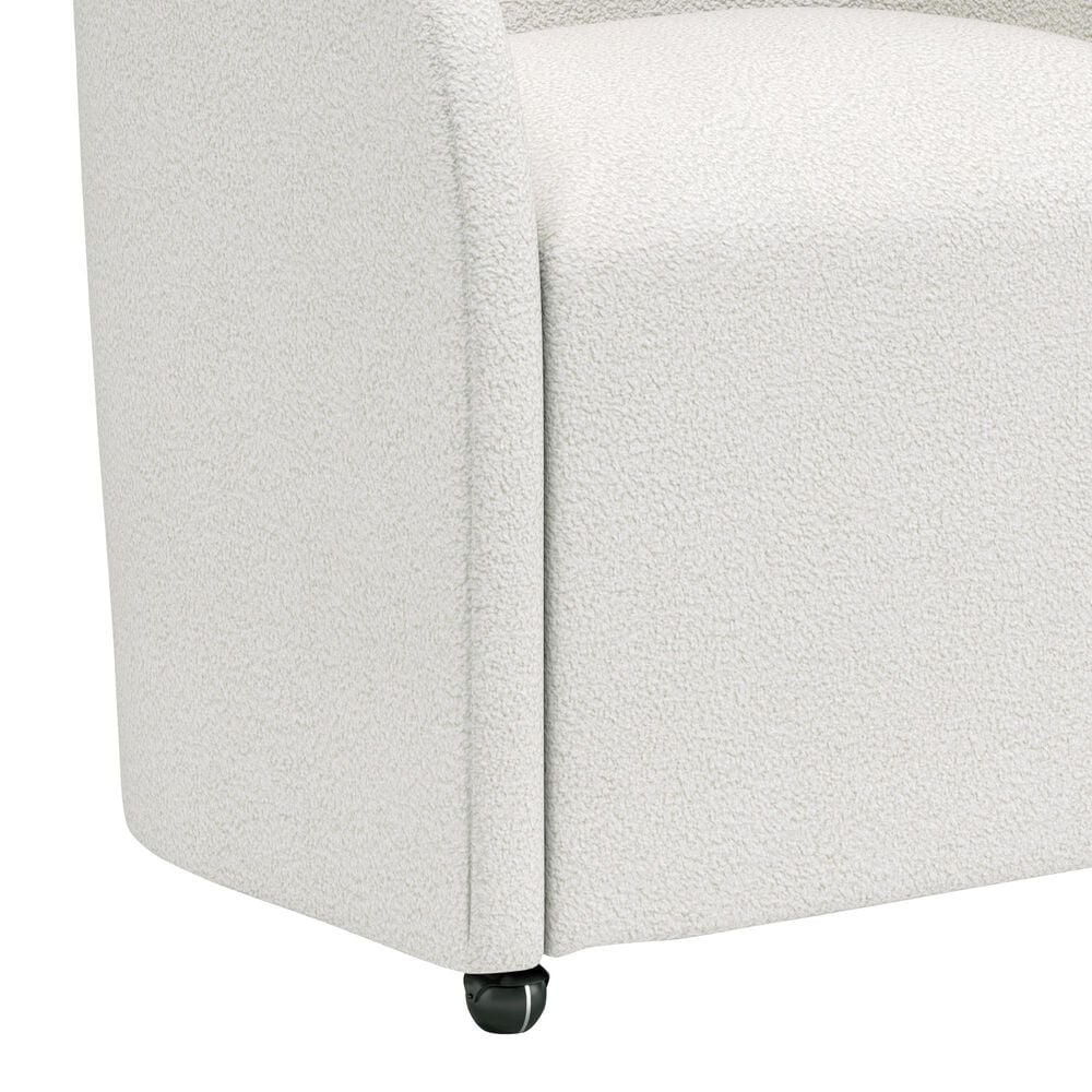Ashley Korestone Desk Chair in White, , large