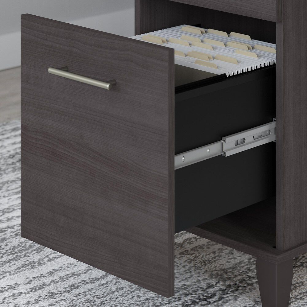 Bush Somerset 60&quot; Desk in Storm Gray, , large