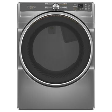 Whirlpool 7.4 cu. ft. Smart Front Load Electric Dryer with Steam in Radiant Silver, , large