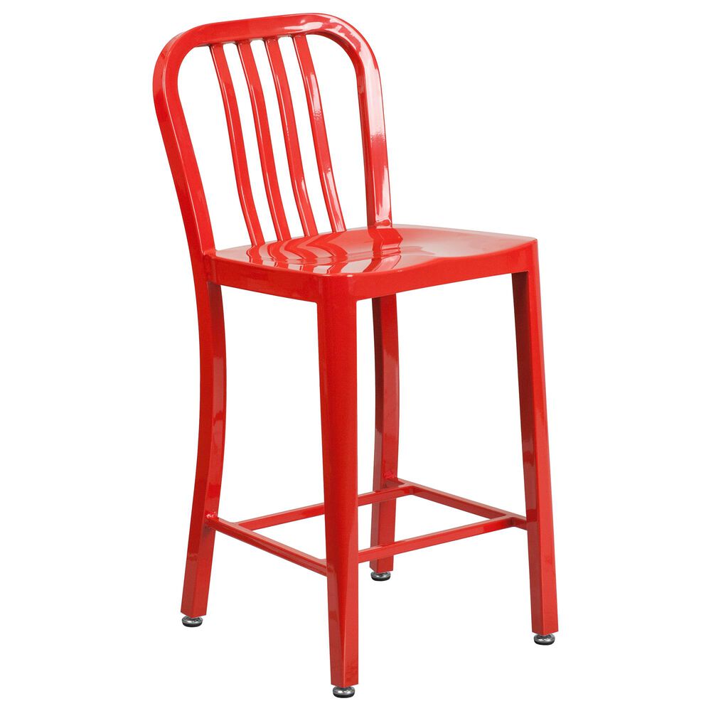 Flash Furniture 24" Counter Stool in Red, , large