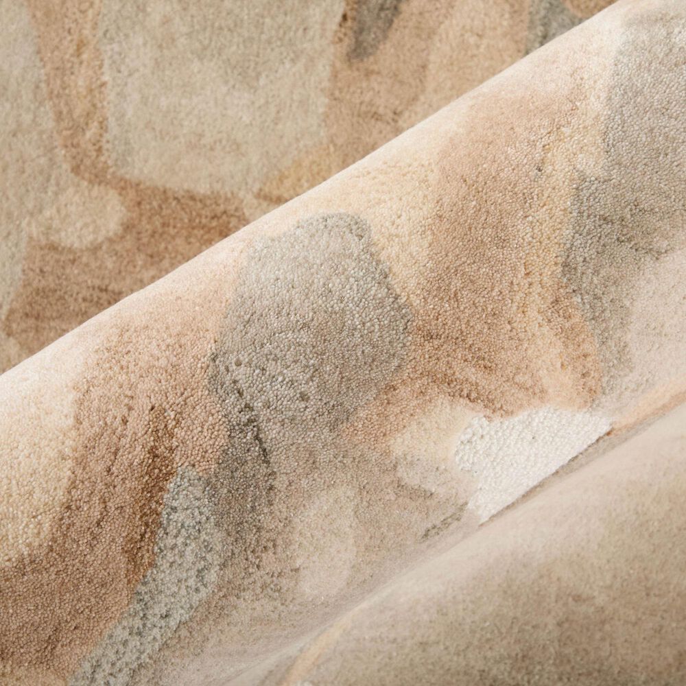 Feizy Kendall Gray and Brown 5' x 8' Area Rug, , large