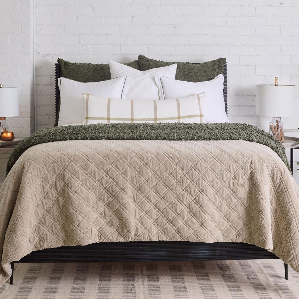 Pom Pom At Home Murphy 60" x 90" Throw Blanket in Moss, , large