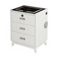 Mayberry Hill Rio 3-Drawer Nightstand in White, , large