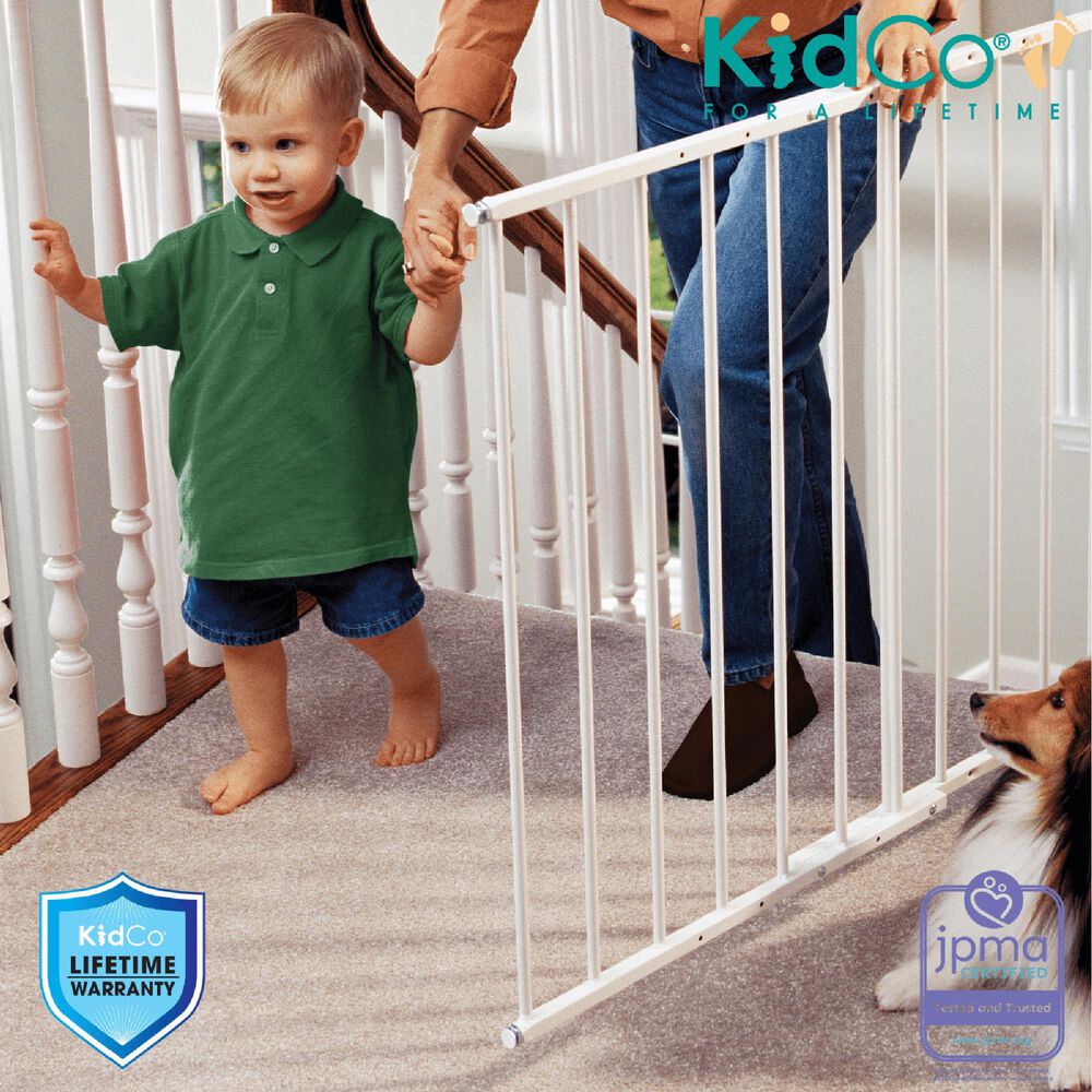 Kidco Inc. Safeway Top of Stair Baby Safety Gate in White, , large