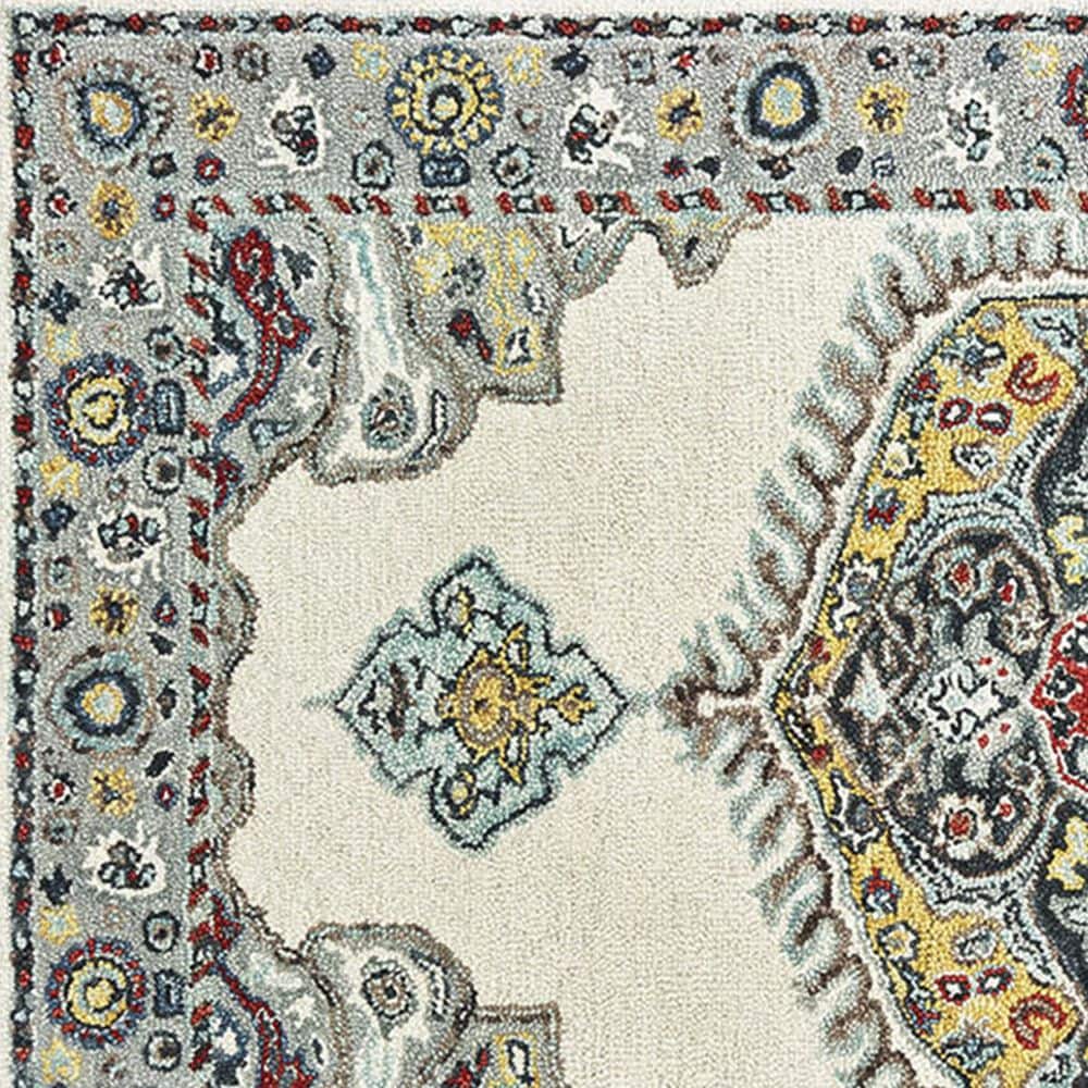 Oriental Weavers Zahra 75505 5&#39; x 8&#39; Ivory and Grey Area Rug, , large