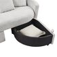 Lifestyle Solutions Beckett Stationary Storage Sofa in Ivory, , large