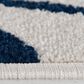 Central Oriental Terrace Tropic Blythew 8"8" x 11"10" Cloud and Metal Area Rug, , large