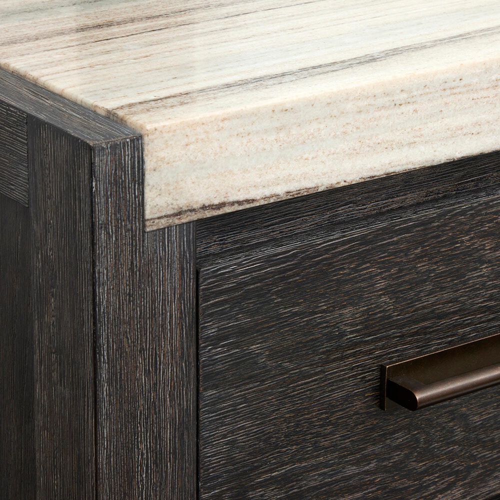 Nicolette Home Plum Creek 6-Drawer Dresser and Mirror in Ravenwood Black, , large