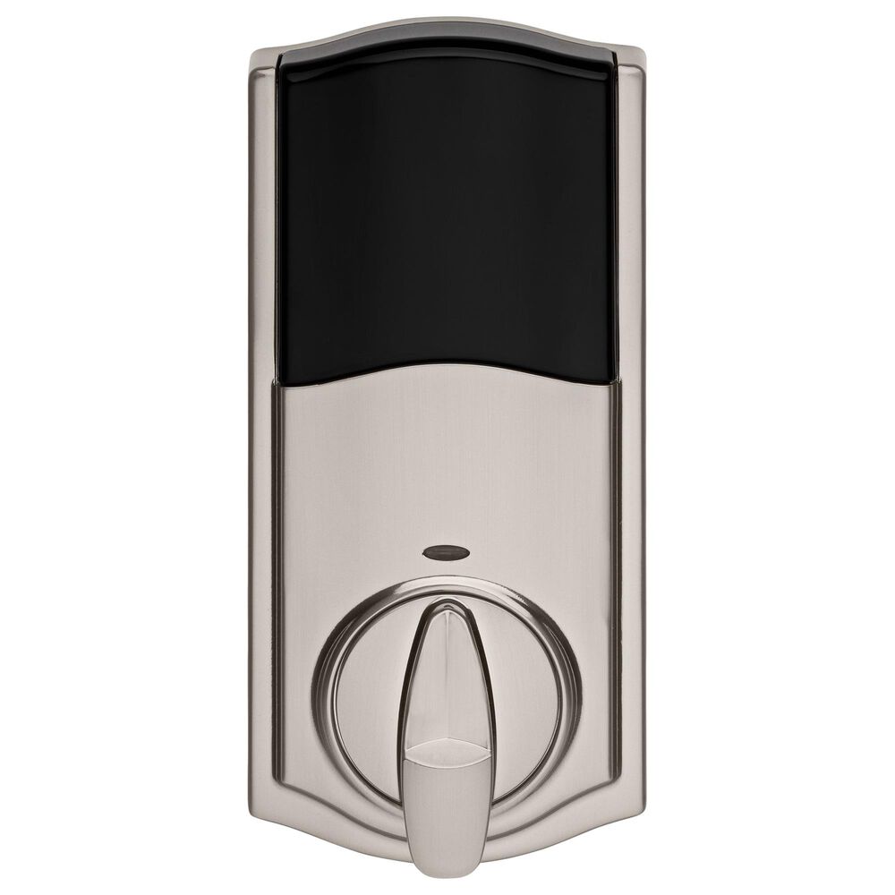 Kwikset SmartCode 916 Traditional Smart Touchscreen Electronic Deadbolt Door Lock with Z-Wave Technology in Satin Nickel, , large