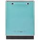 Unique Appliances Classic Retro 24" Top Control Dishwasher in Ocean Mist Turquoise, , large