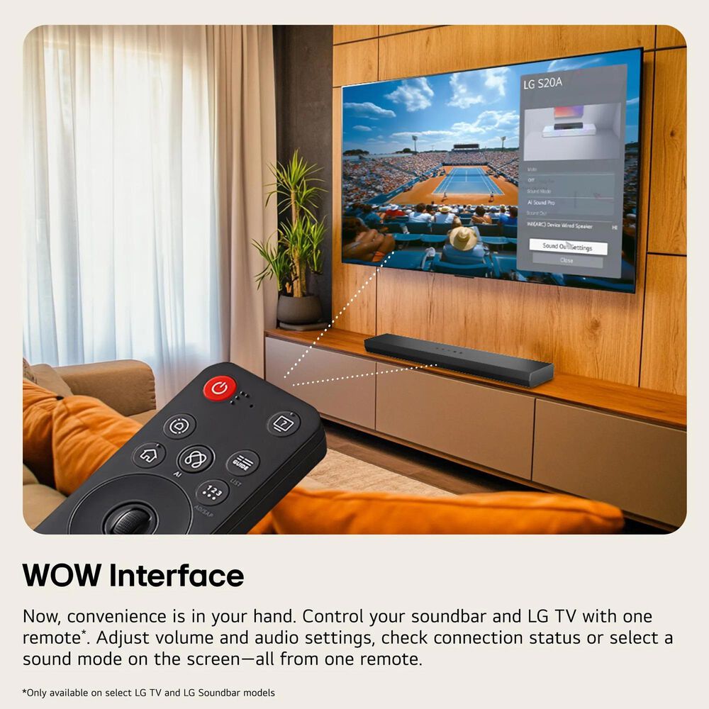 LG 48" Class C6 Series 4K OLED evo AI - Smart TV with 3.1.1 Channel Soundbar System in Black, , large