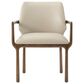 Theodore Alexander Kesden Arm Chair with Humus Upholstered in Pyramid Brown, , large