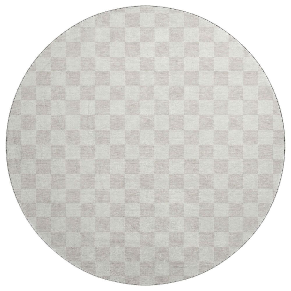 Dalyn Rug Company The Reserve TR7 Linen 8" Round Indoor/Outdoor Area Rug, , large