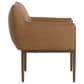 Club Collection By Sunpan Olea Arm Chair with Milliken Cognac Cushion in Bronze, , large
