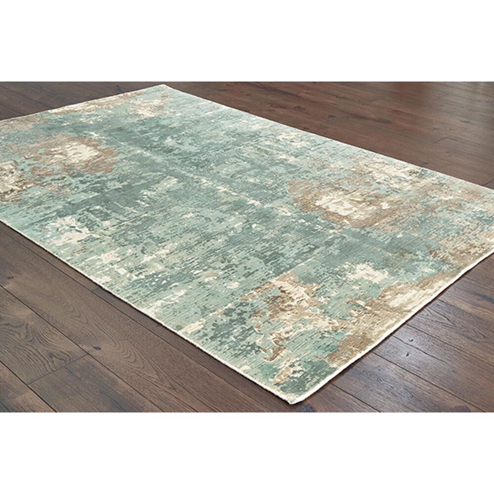 Oriental Weavers Formations 70005 9&#39; x 12&#39; Blue Area Rug, , large