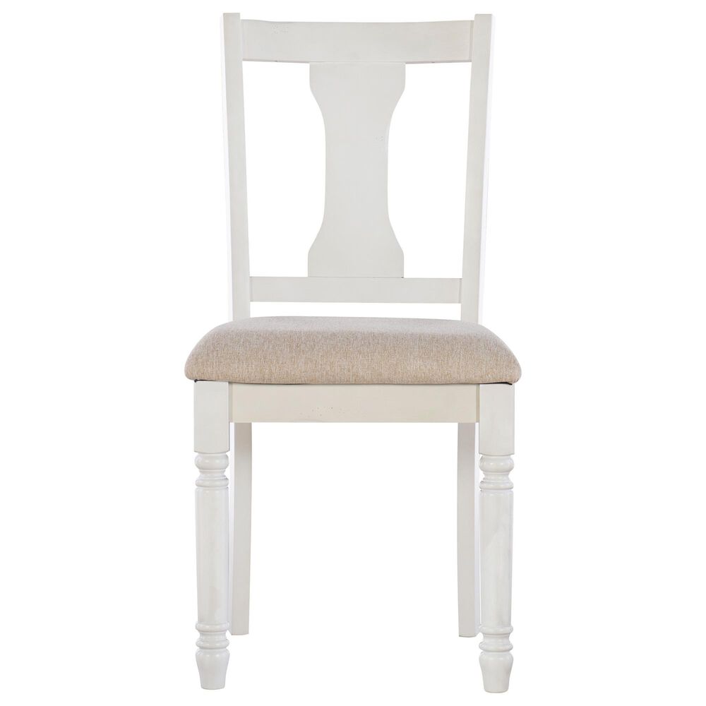 Linon Home Decor Willow Side Chair in Vanilla White, , large