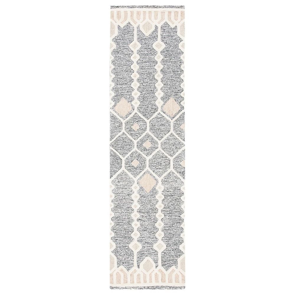 Safavieh Artistry 2"3" x 9" Ivory and Black Runner, , large