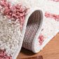 Safavieh Venus Shag VNS603V 5"3" x 7"6" Ivory and Pink Area Rug, , large