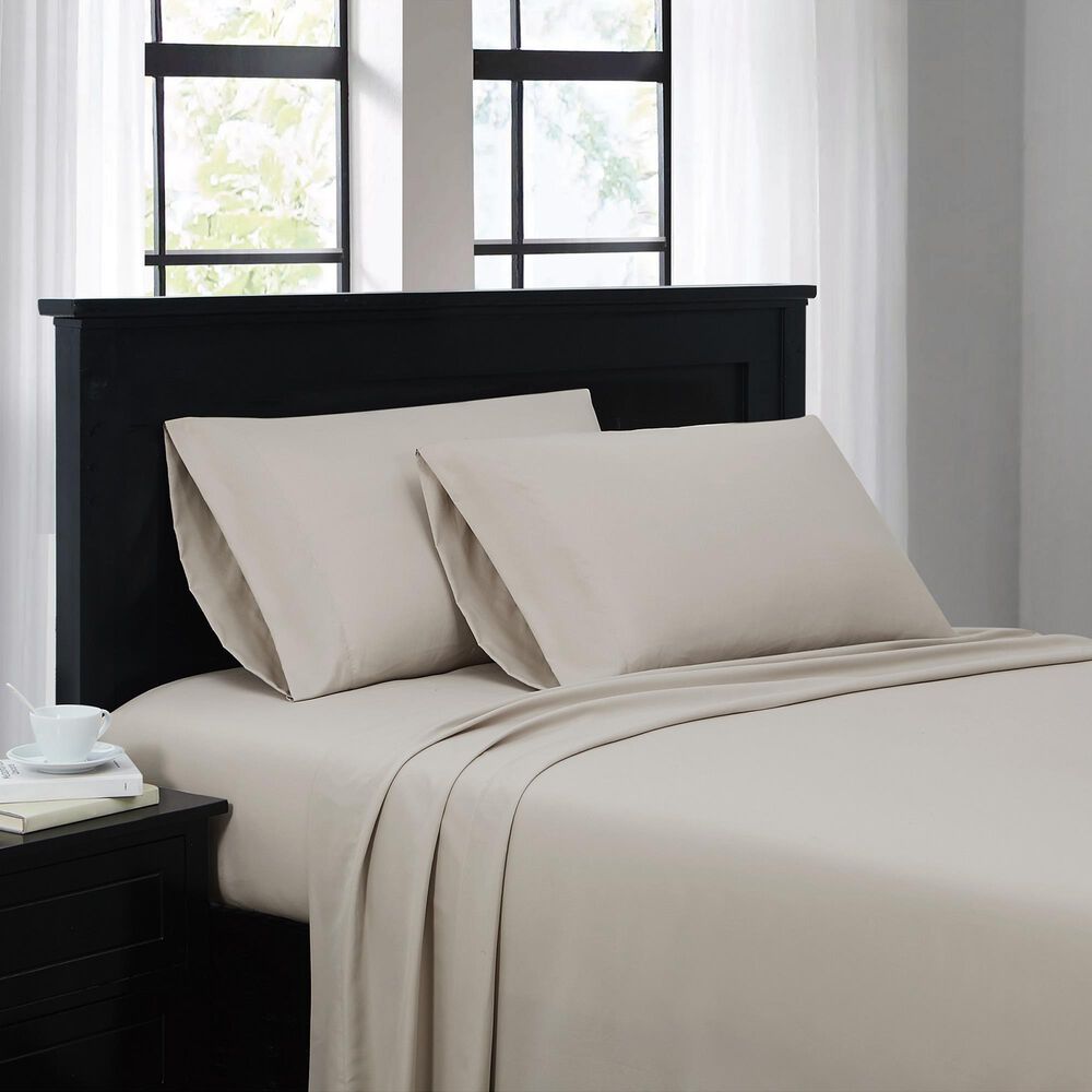 Pem America Everyday 4-Piece King Sheet Set in Beige, , large
