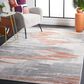 Safavieh Invista 8" x 10" Light Grey and Rust Area Rug, , large