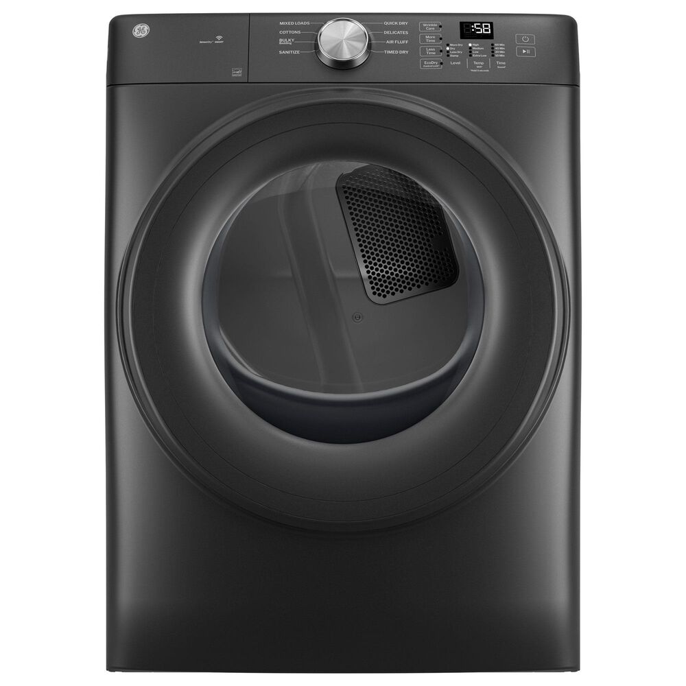 GE 7.8 Cu. Ft. Smart Front Load Gas Dryer in Carbon Graphite, , large
