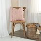 Rizzy Home Donny Osmond Solid 20" Down Filled Pillow in Blush, , large