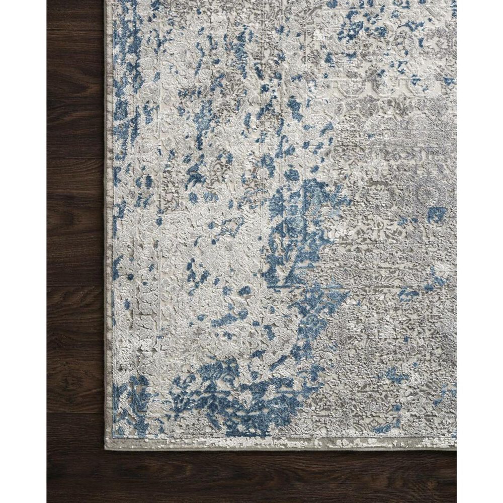 Loloi Sienne SIE-01 2&#39;7&quot; x 10&#39; Dove and Ocean, , large