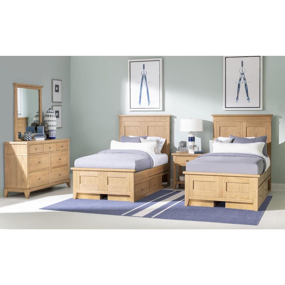 St Claire Home Today's Traditions Dresser Mirror in Natural, , large
