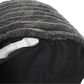 Howard Elliott Shar Pei Tall Pouf in Charcoal, , large