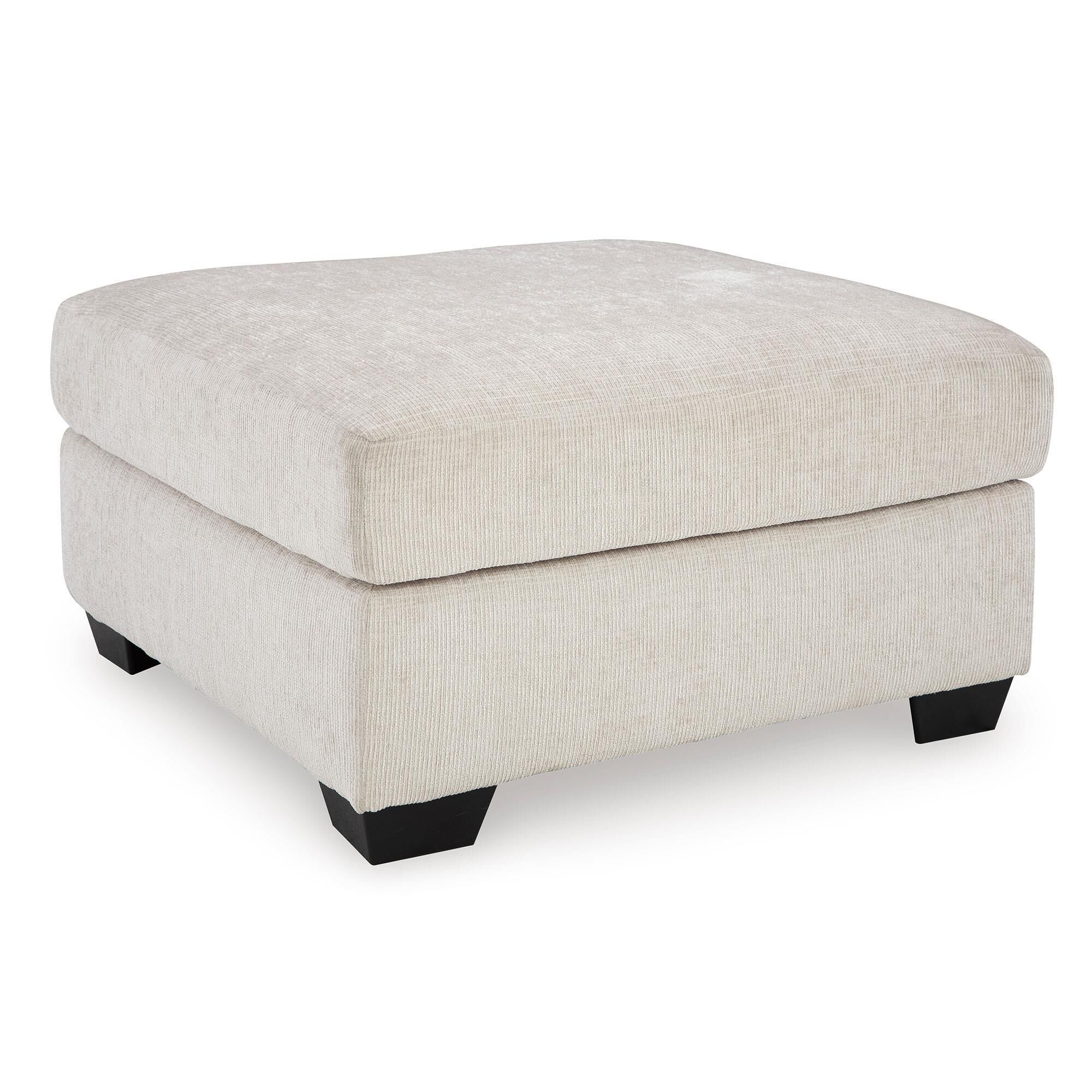 Ashley Aviemore Oversized Accent Ottoman in Stone