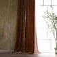 HiEnd Accents Stella 108" x 48" Curtain in Copper Brown, , large