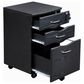 Rta Products Rolling Storage and File Cabinet in Espresso, , large