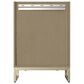 James Martin Vanities Chianti 24" Single Bathroom Vanity in Walnut Whisper and Champagne Brass with 2 cm White Glossy Composite Stone Top and Rectangular Sink, , large
