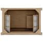 James Martin Kinnsden 36" Single Bathroom Vanity in Weathered Oak with 3 cm Carrara Marble Top and Rectangular Sink, , large