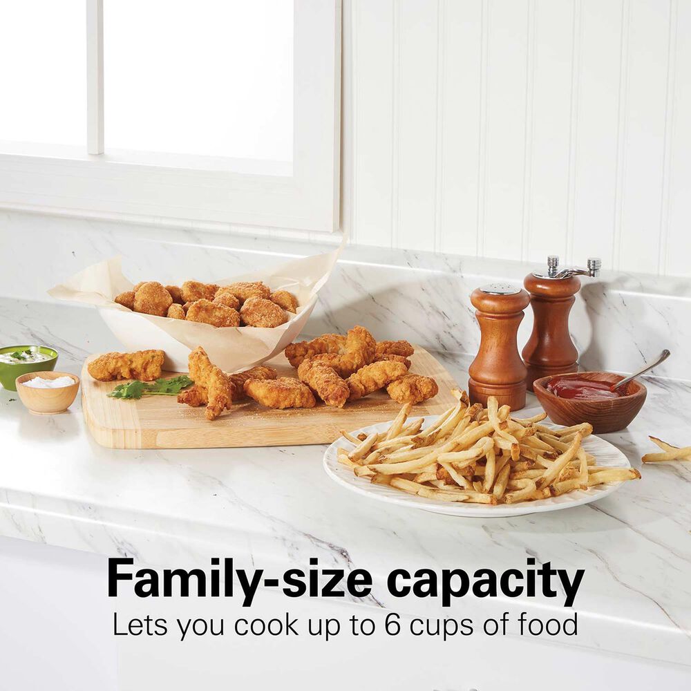 Hamilton Beach 6 Cup Stainless Steel Deep Fryer, , large