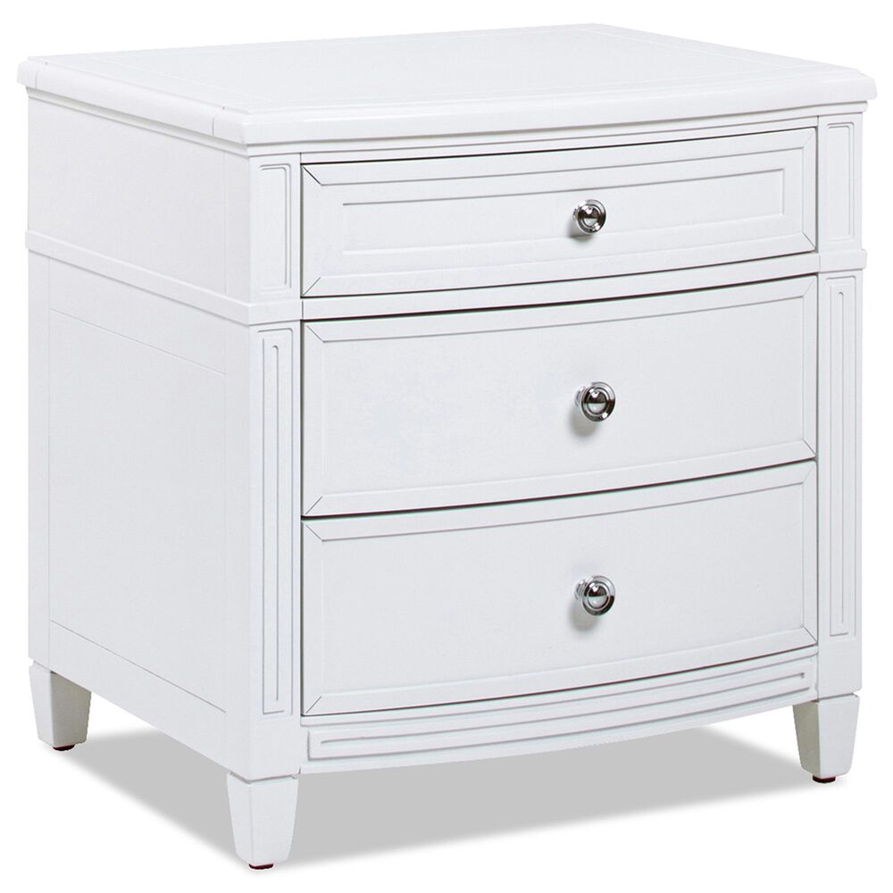 Jennifer Taylor Home Dauphin End Table in Merino White, , large