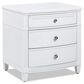 Jennifer Taylor Home Dauphin End Table in Merino White, , large