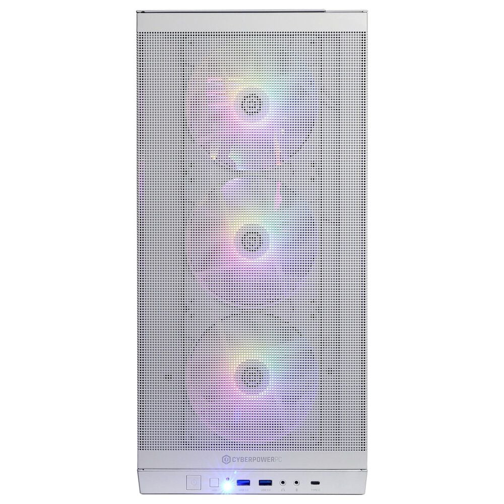 CyberPowerPC Gamer Supreme Gaming Desktop | AMD Ryzen 7 9800X3D - 32GB RAM - NVIDIA GeForce RTX 5060 Ti Graphics - 2TB SSD in White, , large