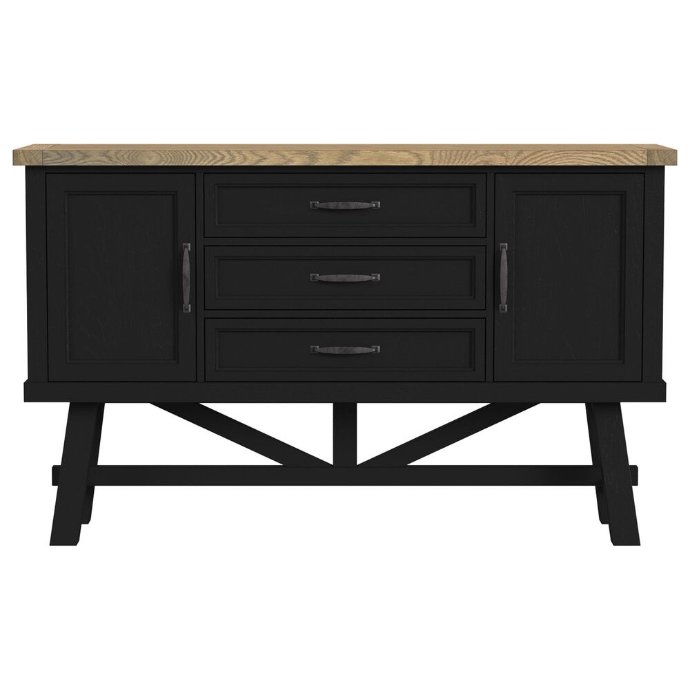 Hawthorne Furniture Hendricks Server in Rustic Wheat and Raven Black, , large