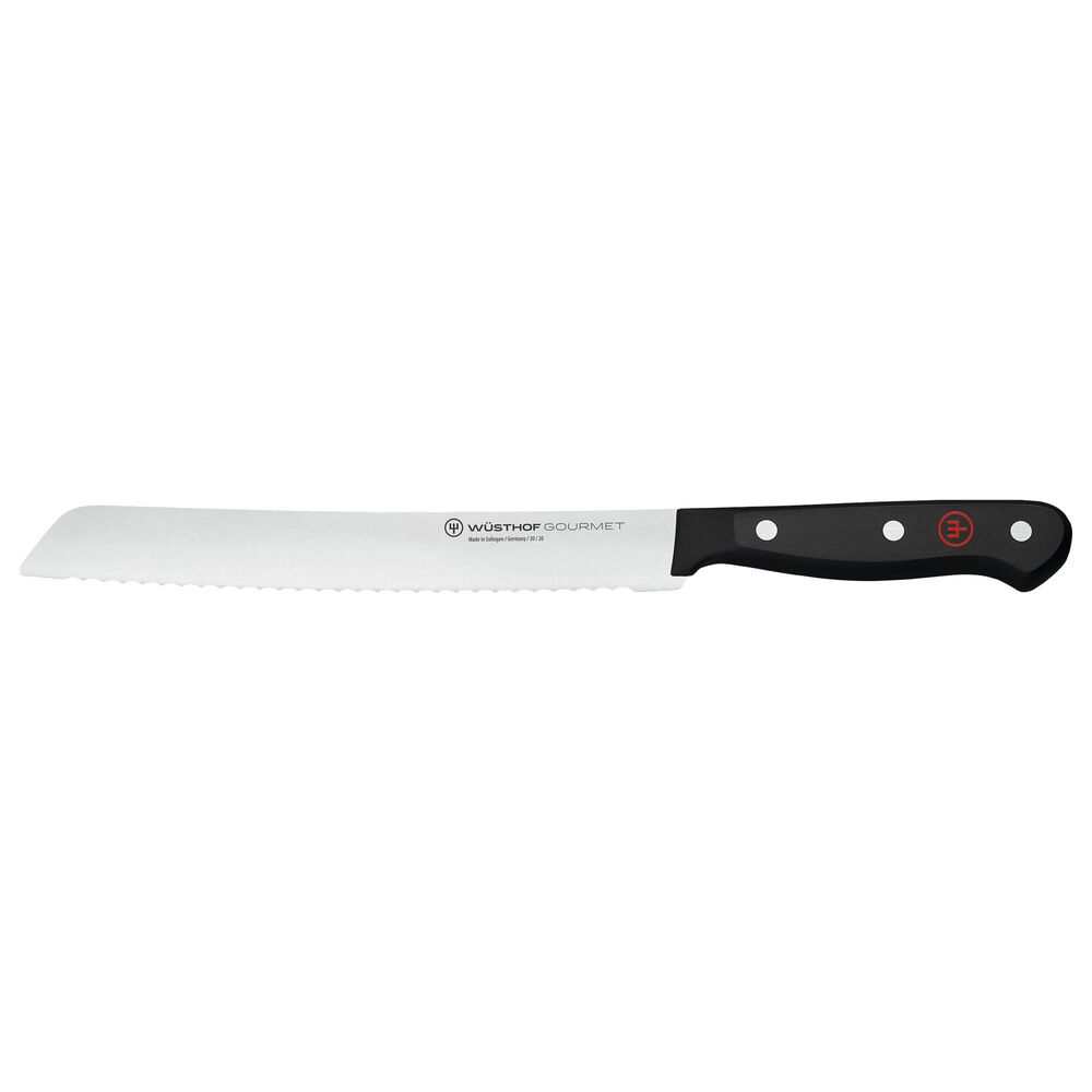 Wusthof Gourmet 8" Bread Knife in Stainless Steel and Black, , large