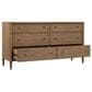 Urban Home Whitmore 6 Drawer Dresser and Mirror in Brown, , large