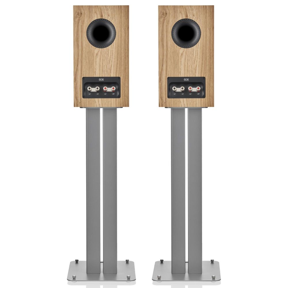 Bowers &amp; Wilkins 600 Series 606 S3 2-Way Stand-mount Loudspeaker Pair in Oak, , large