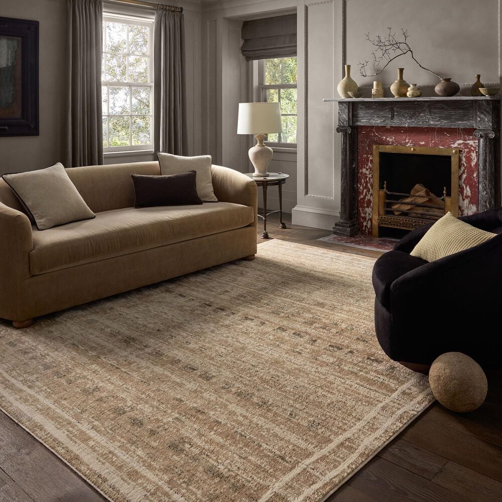 Loloi Bleecker Khaki and Natural 7&#39;10&quot; x 10&#39; Area Rug, , large