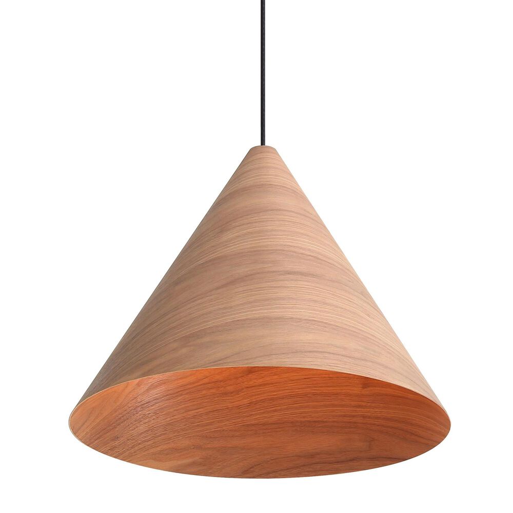 Golden Lighting Conique 3-Light Pendant in Dark Walnut, , large