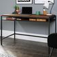 Sauder Nova Loft Writing Desk in Grand Walnut and Black, , large